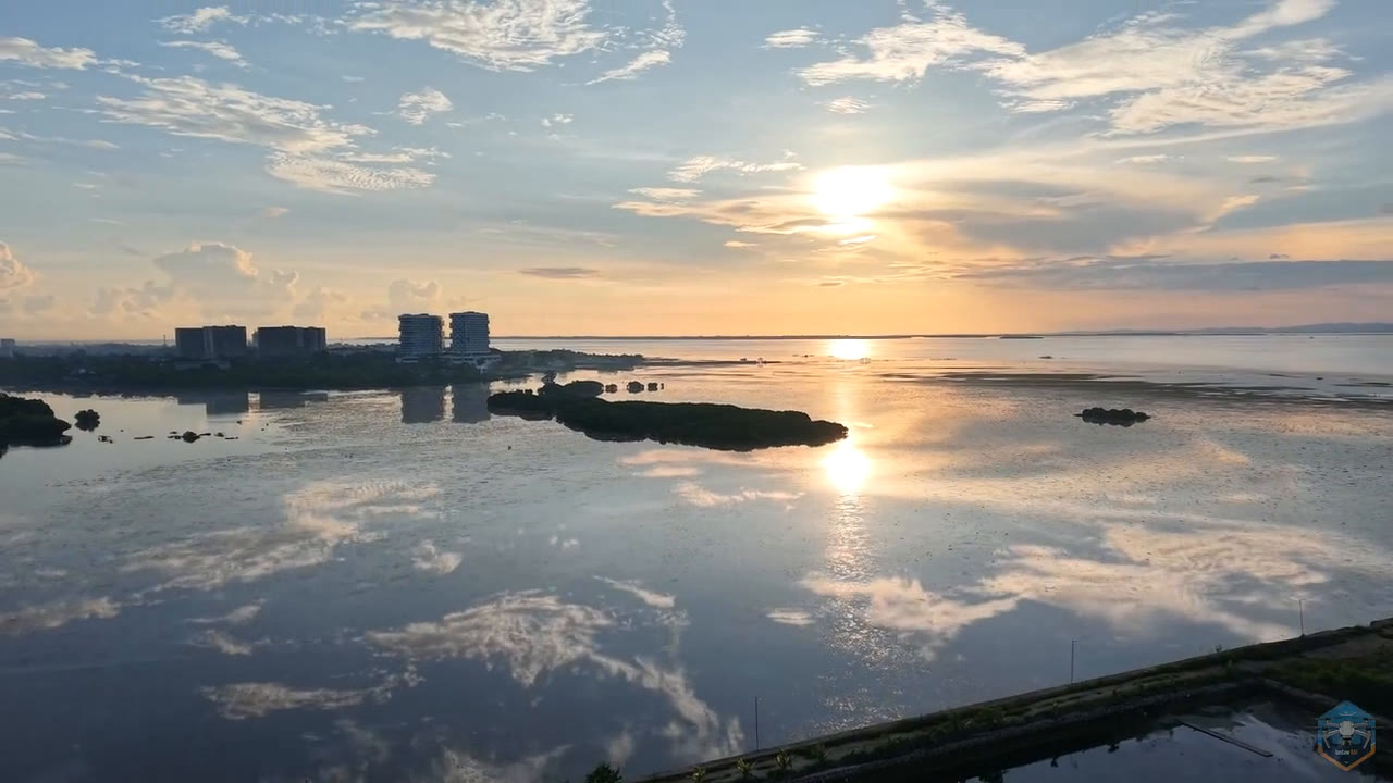 Coastal Sunset — aerial film